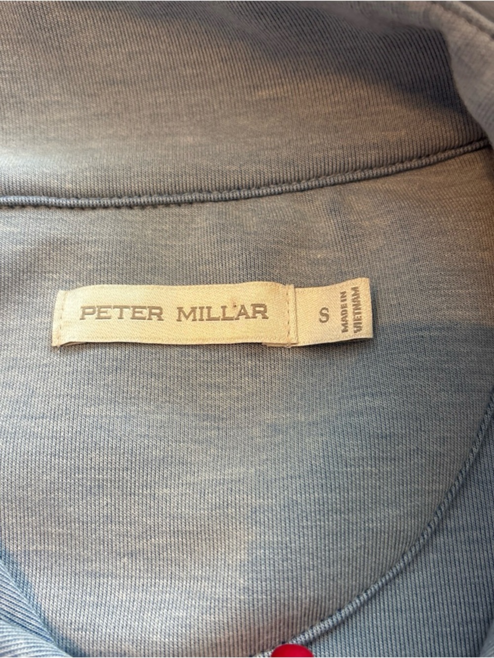 Peter Millar Flora Half-Zip Light Blue Zip-Up Top - Picture 5 of 6